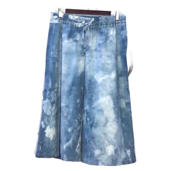 Lucy Indigo Culottes Wide Leg Capri Size M - Picture 1 of 13